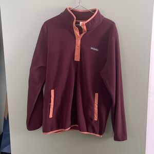 Columbia Fleece Quarter Zip: XL